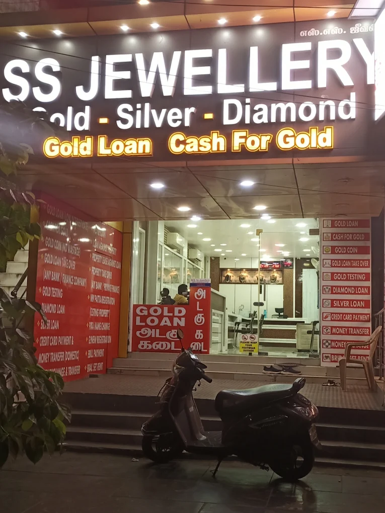 SS Jewellery storefront in Ekkatuthangal Chennai